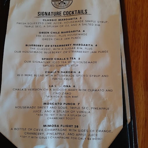 Menu Chalas Wood Fire Grill - 21