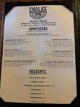Menu Chalas Wood Fire Grill - 22