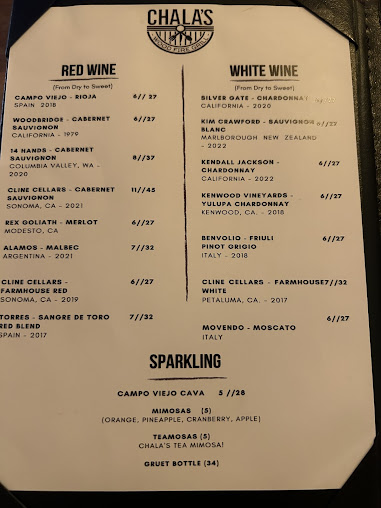 Menu Chalas Wood Fire Grill - 28