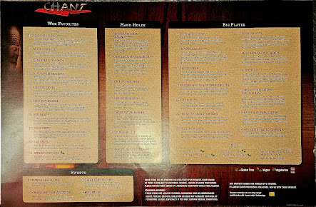 Menu Chant Restaurant In Hyde Park - 20