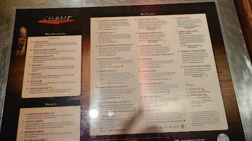 Menu Chant Restaurant In Hyde Park - 23