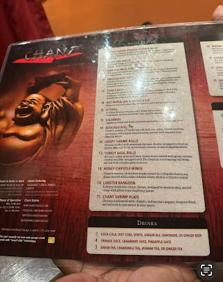 Menu Chant Restaurant In Hyde Park - 26