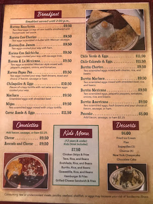 Menu Chavolos Mexican Restaurant - 26