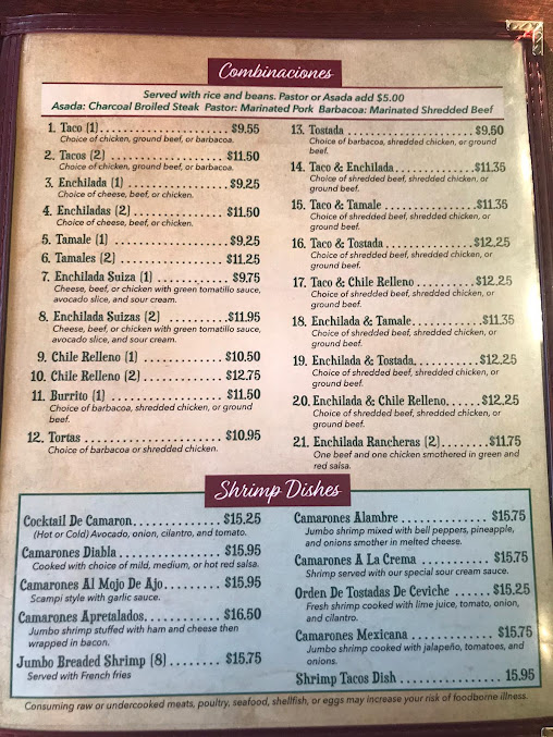 Menu Chavolos Mexican Restaurant - 28