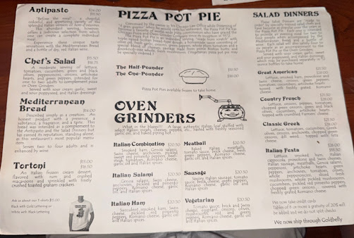 Menu Chicago Pizza And Oven Grinder Company - 21