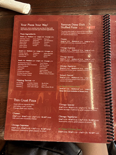 Menu Chicago's Pizza - 20