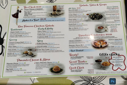 Menu Chicken Salad Chick - 21