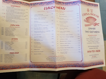 Menu China House - 21