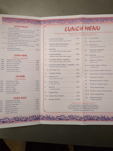 Menu China House - 25