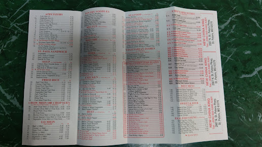 Menu China King Restaurant - 27