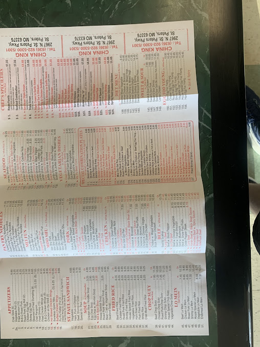 Menu China King Restaurant - 20