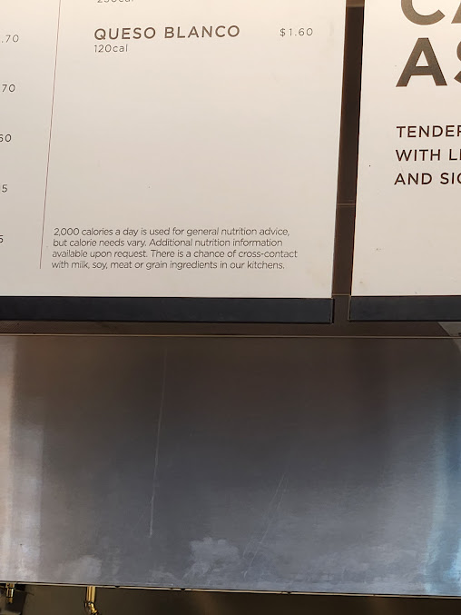 Menu Chipotle Mexican Grill - 21