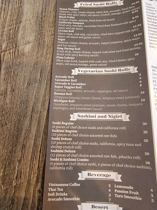 Menu Chop Stix - 22