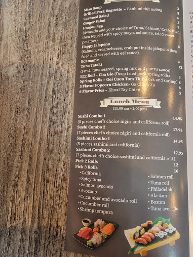 Menu Chop Stix - 25