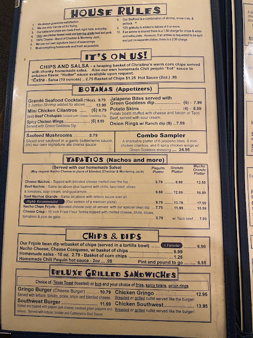 Menu Christinas Cocina Cafe - 22