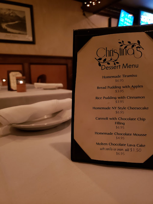 Menu Christina's Restaurant - 20