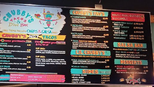 Menu Chubby's Tacos Raleigh - 21
