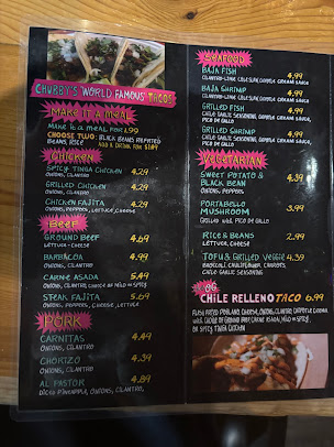 Menu Chubby's Tacos Raleigh - 22