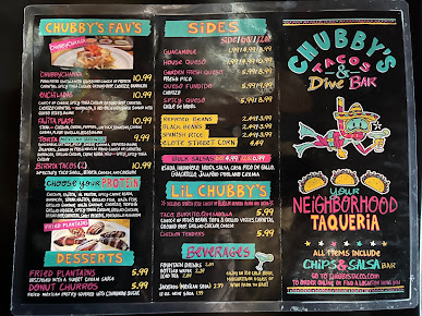Menu Chubby's Tacos Raleigh - 23