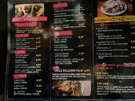 Menu Chubby's Tacos Raleigh - 26