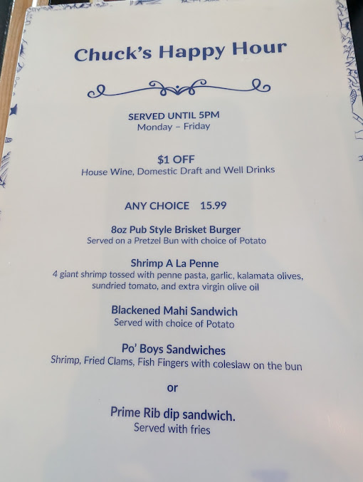 Menu Chucks Seafood Restaurant - 26