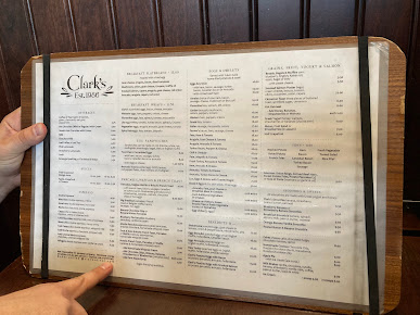 Menu Clark's - 23