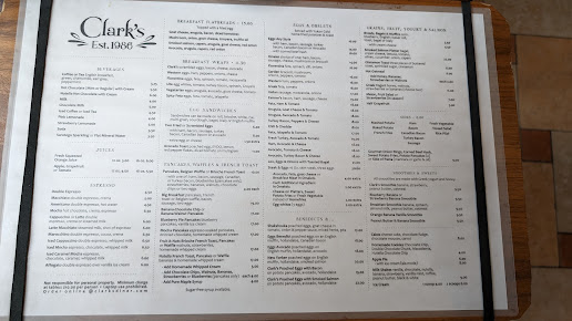 Menu Clark's - 26
