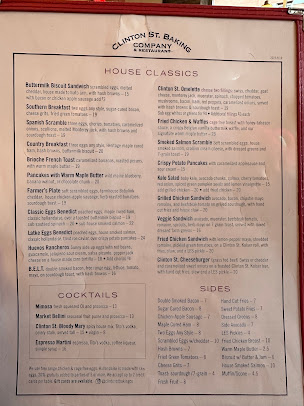 Menu Clinton St. Baking Company - 22