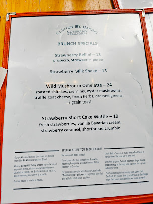 Menu Clinton St. Baking Company - 27