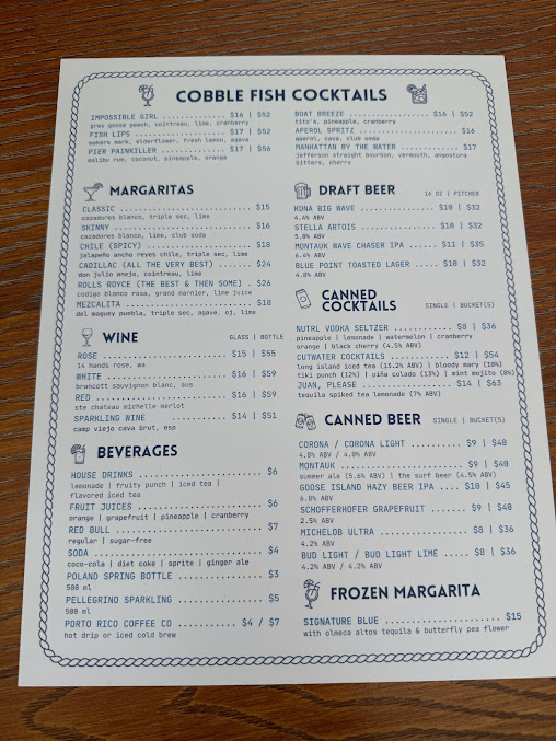 Menu Cobble Fish - 25