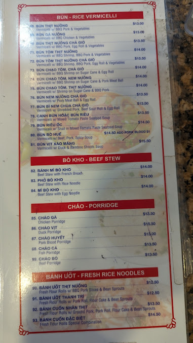 Menu Com Tam Thanh - 27