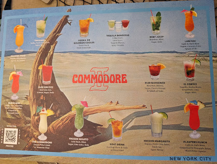 Menu Commodore Ii - 28