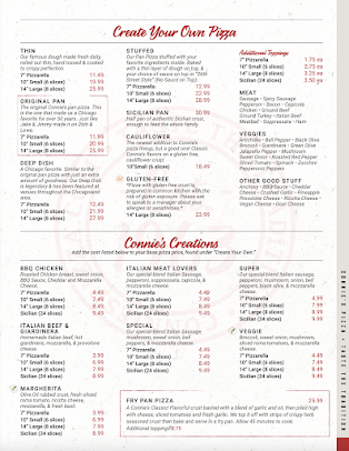 Menu Connie's Pizza - 21
