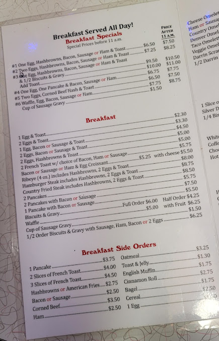 Menu Cottage Corner Restaurant - 20