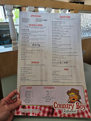 Menu Country Boy Restaurant - 23