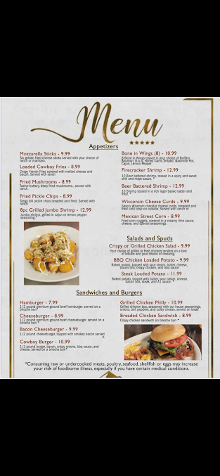 Menu Cowboy Steak House - 20