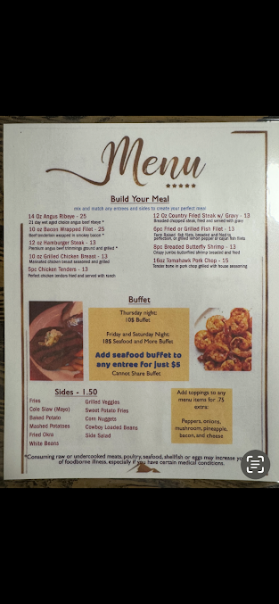 Menu Cowboy Steak House - 21