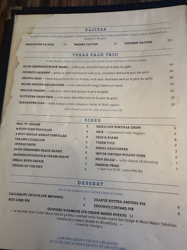 Menu Cowgirl Seahorse - 25