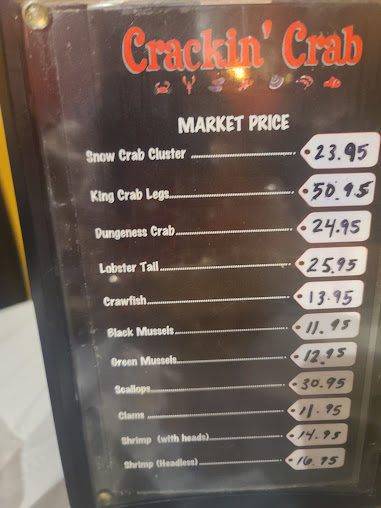 Menu Crackin Crab Seafood Boil - 26