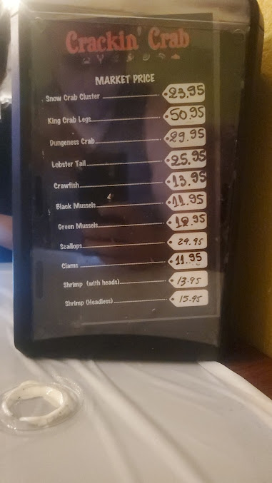 Menu Crackin Crab Seafood Boil - 27