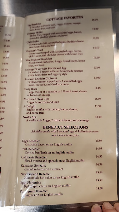 Menu Cranberry Cottage - 21