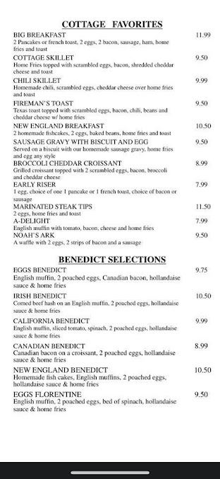 Menu Cranberry Cottage - 24