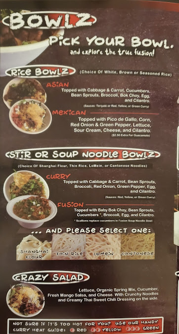 Menu Crazy Bowlz - 20