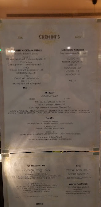 Menu Cremini's - 29
