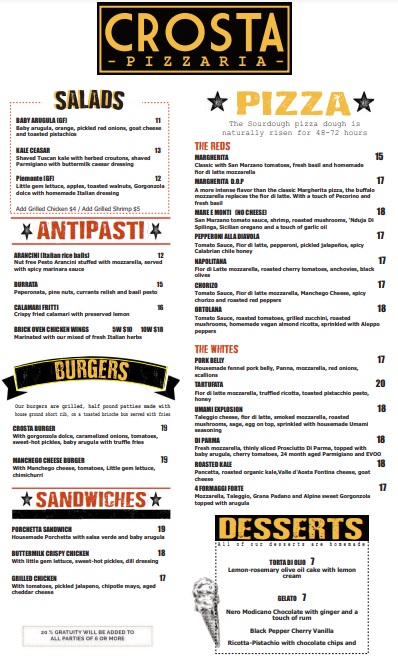 Menu Crosta - 21