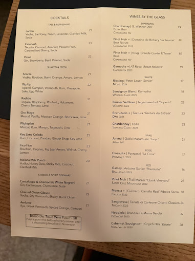 Menu Crown Shy - 23