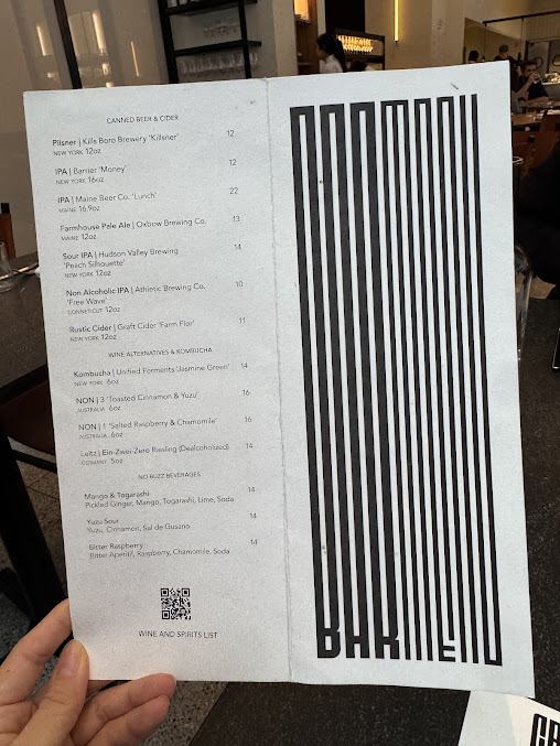 Menu Crown Shy - 26
