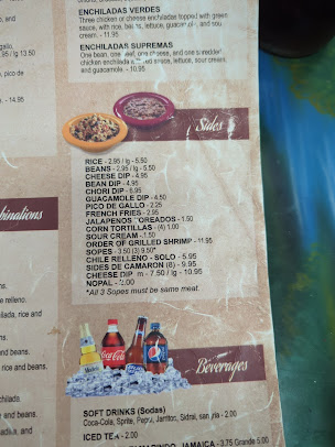 Menu Cuatro Caminos Mexican Restaurant - 25