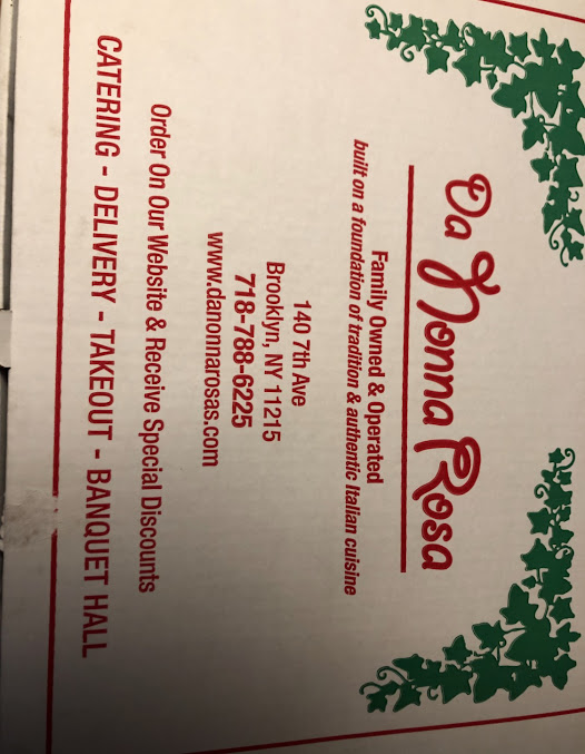 Menu Da Nonna Rosa Restaurant & Pizzeria - 24