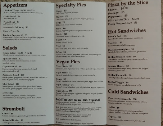 Menu Dante’s Tavern - 21
